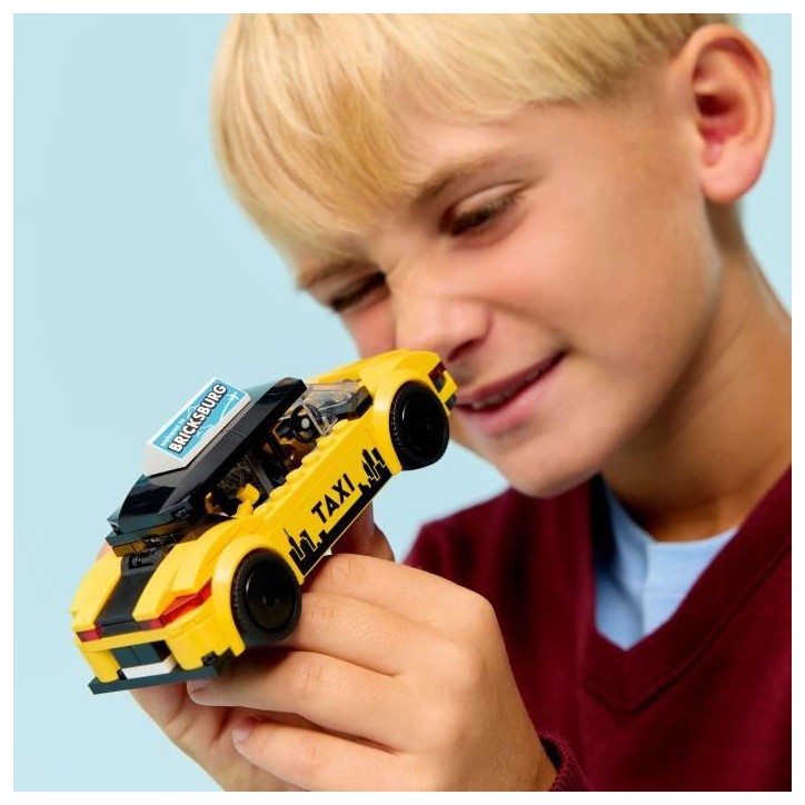 LEGO City 60487 Le Taxi Jaune - Jouet Voiture pour Garçon ou Fille des 5 ans - Idée Cadeau LEGO City 60487 Le Taxi Jaune - Jouet Voiture pour Garçon ou Fille des 5 ans - Idée Cadeau