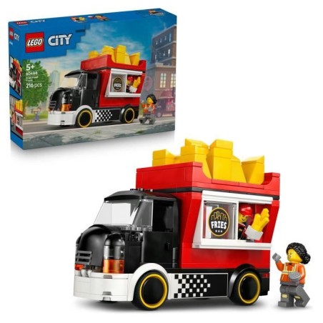 LEGO City 60488 Le Food-Truck de Frites - Jouet de Construction des 5