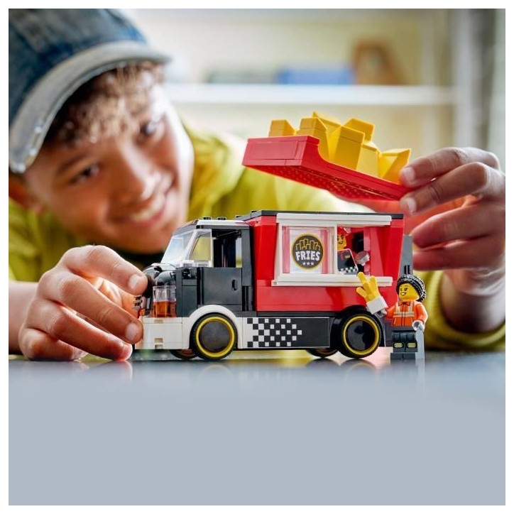 LEGO City 60488 Le Food-Truck de Frites - Jouet de Construction des 5 ans - Idée Cadeau LEGO City 60488 Le Food-Truck de Frites - Jouet de Construction des 5 ans - Idée Cadeau