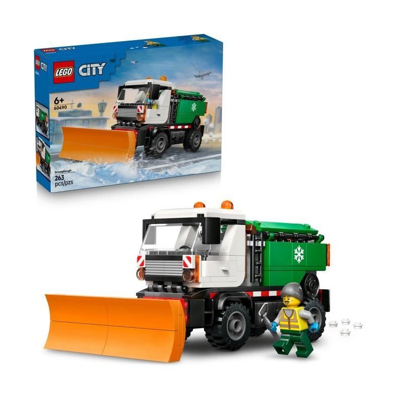 LEGO City 60490 La Déneigeuse - Jouet de Construction 6 ans - Cadeau