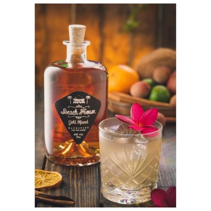 Rhum Beach House Spice Gold - Rhum épicé - Ile Maurice - 40%vol - 70cl