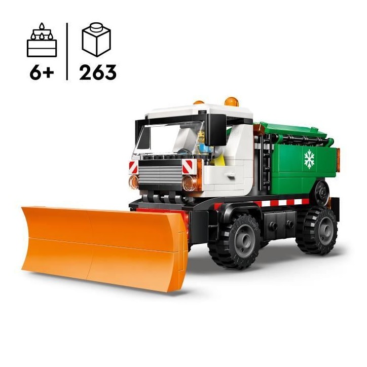 LEGO City 60490 La Déneigeuse - Jouet de Construction 6 ans - Cadeau pour Garçon ou Fille LEGO City 60490 La Déneigeuse - Jouet de Construction 6 ans - Cadeau pour Garçon ou Fille