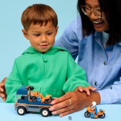 LEGO City 60491 Le Transporteur de Motos - Jouet de Construction des 4
