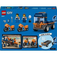 LEGO City 60491 Le Transporteur de Motos - Jouet de Construction des 4
