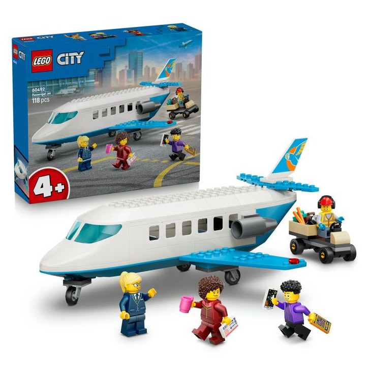 LEGO City 60492 L'Avion de Tourisme - Jeu Éducatif pour Garçon ou Fille des 4 ans - Cadeau LEGO City 60492 L'Avion de Tourisme - Jeu Éducatif pour Garçon ou Fille des 4 ans - Cadeau