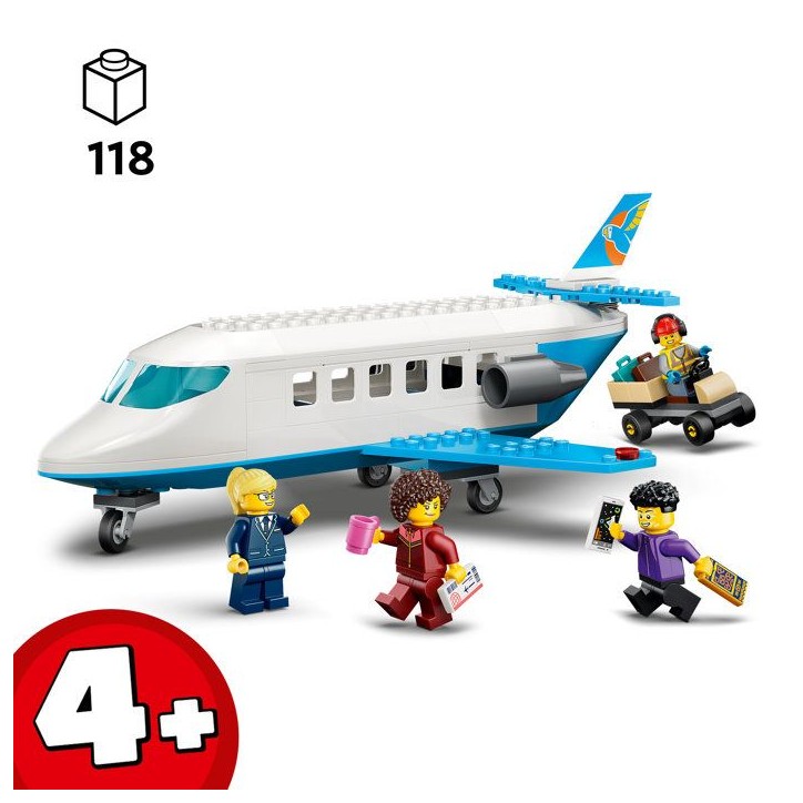 LEGO City 60492 L'Avion de Tourisme - Jeu Éducatif pour Garçon ou Fille des 4 ans - Cadeau LEGO City 60492 L'Avion de Tourisme - Jeu Éducatif pour Garçon ou Fille des 4 ans - Cadeau