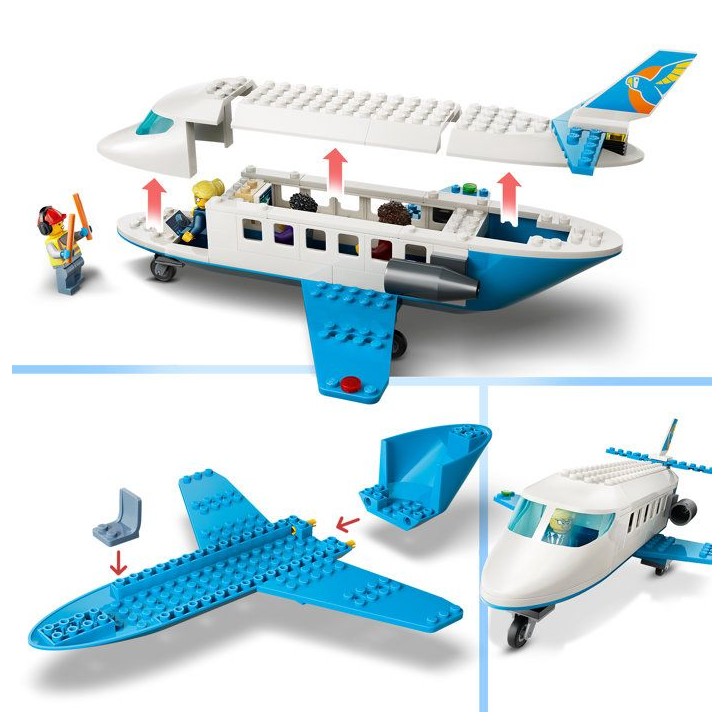 LEGO City 60492 L'Avion de Tourisme - Jeu Éducatif pour Garçon ou Fille des 4 ans - Cadeau LEGO City 60492 L'Avion de Tourisme - Jeu Éducatif pour Garçon ou Fille des 4 ans - Cadeau