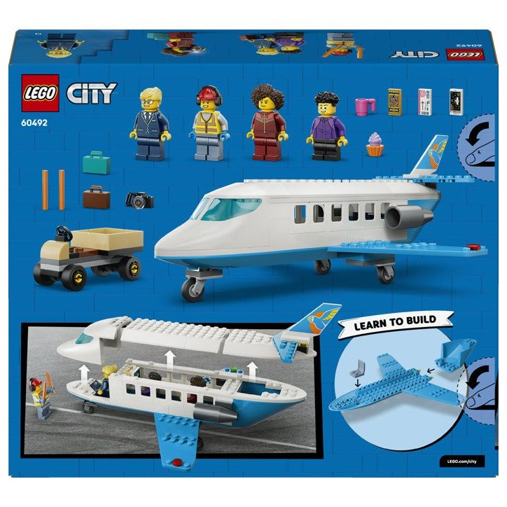 LEGO City 60492 L'Avion de Tourisme - Jeu Éducatif pour Garçon ou Fille des 4 ans - Cadeau LEGO City 60492 L'Avion de Tourisme - Jeu Éducatif pour Garçon ou Fille des 4 ans - Cadeau
