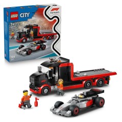 LEGO City 60493 Camion de F1 avec Voiture de Course de F1 Audi - Jouet