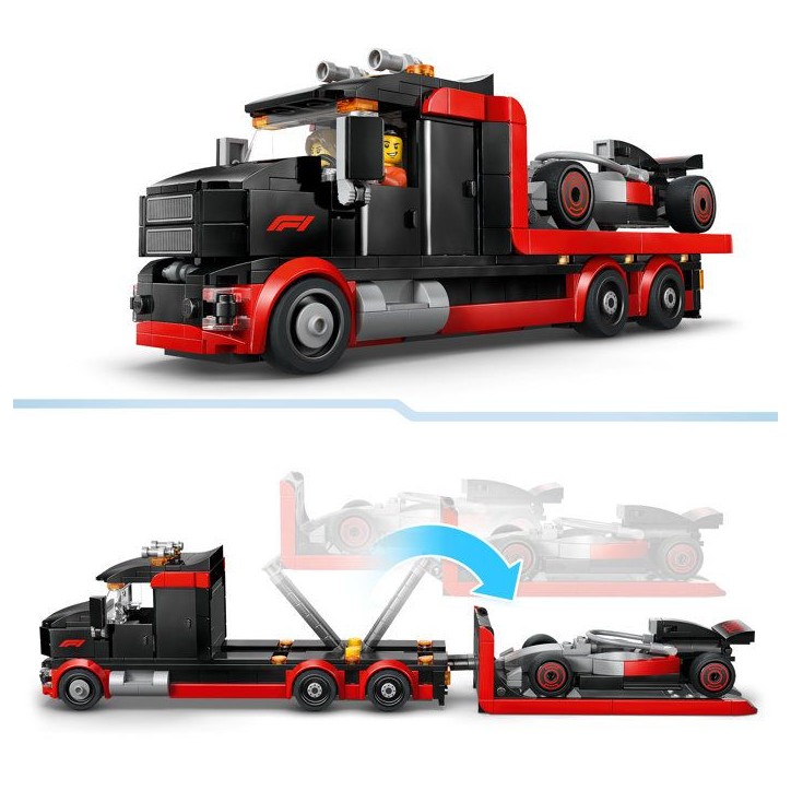 LEGO City 60493 Camion de F1 avec Voiture de Course de F1 Audi - Jouet des 7 ans - Cadeau LEGO City 60493 Camion de F1 avec Voiture de Course de F1 Audi - Jouet des 7 ans - Cadeau