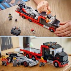 LEGO City 60493 Camion de F1 avec Voiture de Course de F1 Audi - Jouet
