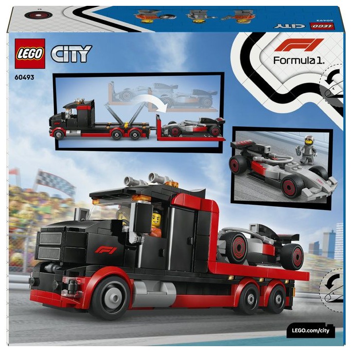 LEGO City 60493 Camion de F1 avec Voiture de Course de F1 Audi - Jouet des 7 ans - Cadeau LEGO City 60493 Camion de F1 avec Voiture de Course de F1 Audi - Jouet des 7 ans - Cadeau