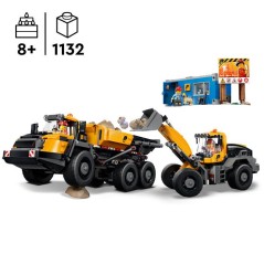 LEGO City 60494 Le Camion-Benne et la Chargeuse Frontale - Jeu pour Garçon ou Fille 8 ans