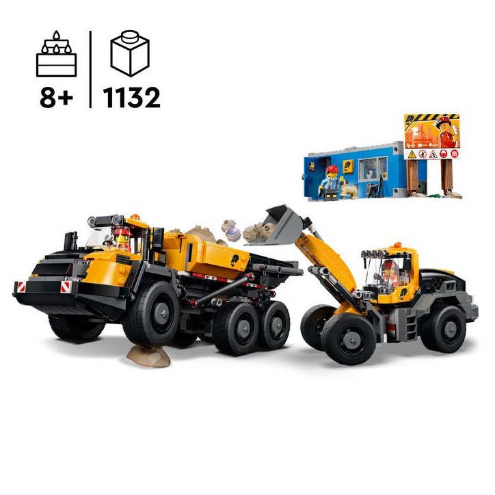 LEGO City 60494 Le Camion-Benne et la Chargeuse Frontale - Jeu pour Garçon ou Fille 8 ans LEGO City 60494 Le Camion-Benne et la Chargeuse Frontale - Jeu pour Garçon ou Fille 8 ans