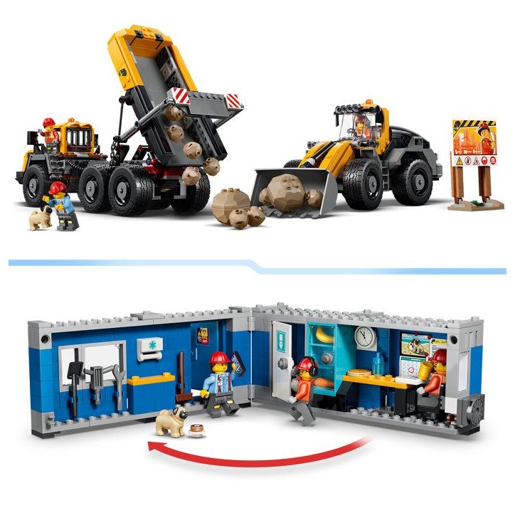 LEGO City 60494 Le Camion-Benne et la Chargeuse Frontale - Jeu pour Garçon ou Fille 8 ans LEGO City 60494 Le Camion-Benne et la Chargeuse Frontale - Jeu pour Garçon ou Fille 8 ans