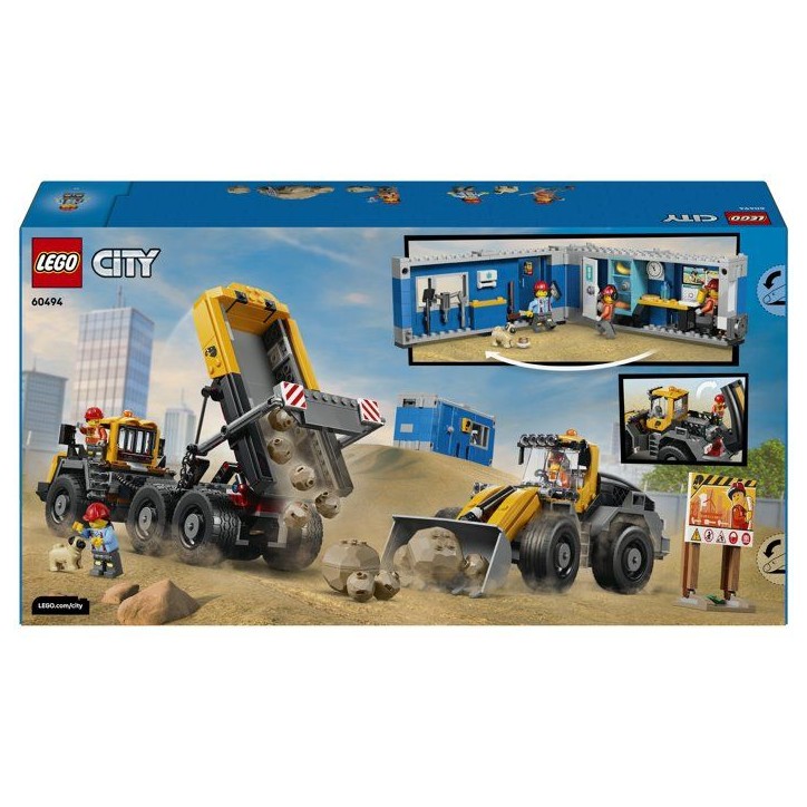 LEGO City 60494 Le Camion-Benne et la Chargeuse Frontale - Jeu pour Garçon ou Fille 8 ans LEGO City 60494 Le Camion-Benne et la Chargeuse Frontale - Jeu pour Garçon ou Fille 8 ans
