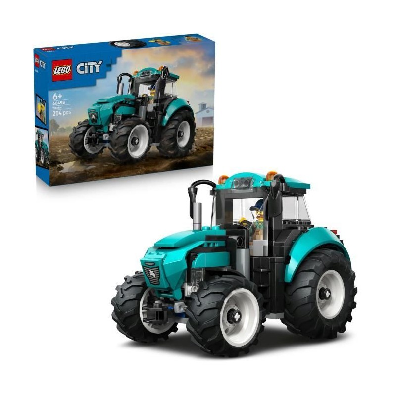 LEGO City 60498 Le Tracteur - Jeu de Construction pour Garçon ou Fill