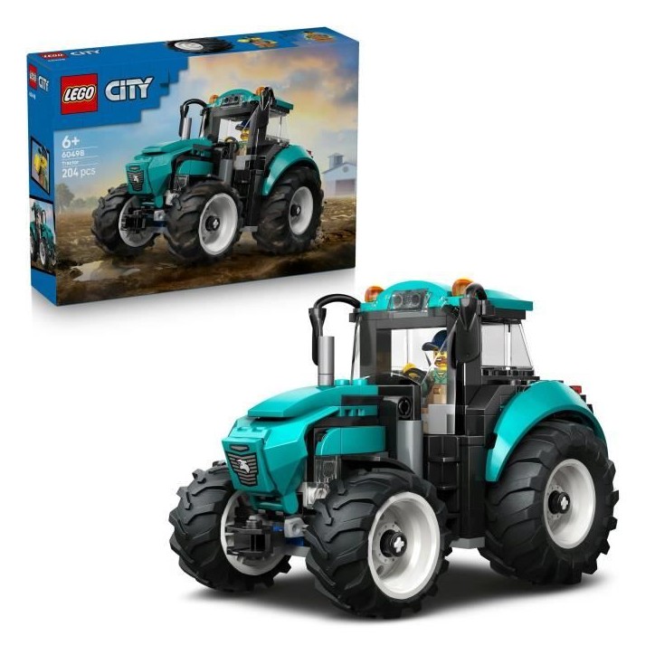 LEGO City 60498 Le Tracteur - Jeu de Construction pour Garçon ou Fille des 6 ans - Cadeau LEGO City 60498 Le Tracteur - Jeu de Construction pour Garçon ou Fille des 6 ans - Cadeau