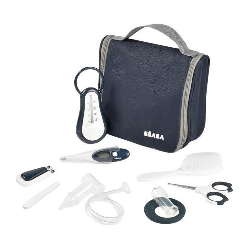 BÉABA - Trousse de Toilette Bébé - 9 Accessoires - Thermometre Bain BÉABA - Trousse de Toilette Bébé - 9 Accessoires - Thermometre Bain