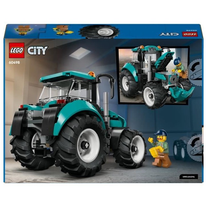 LEGO City 60498 Le Tracteur - Jeu de Construction pour Garçon ou Fille des 6 ans - Cadeau LEGO City 60498 Le Tracteur - Jeu de Construction pour Garçon ou Fille des 6 ans - Cadeau