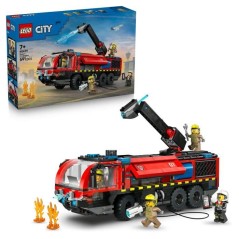 LEGO City 60499 Le Camion de Pompiers de l'Aéroport - Jouet de Constr