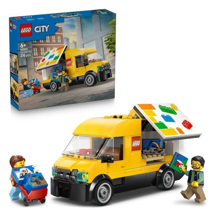 LEGO City 60500 Le Van LEGO - Jeu de Construction pour Garçon ou Fille des 6 ans - Cadeau