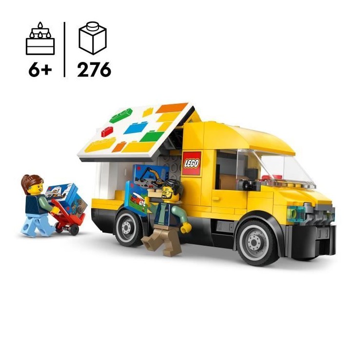 LEGO City 60500 Le Van LEGO - Jeu de Construction pour Garçon ou Fille des 6 ans - Cadeau