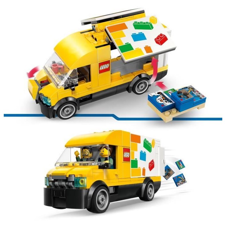 LEGO City 60500 Le Van LEGO - Jeu de Construction pour Garçon ou Fille des 6 ans - Cadeau