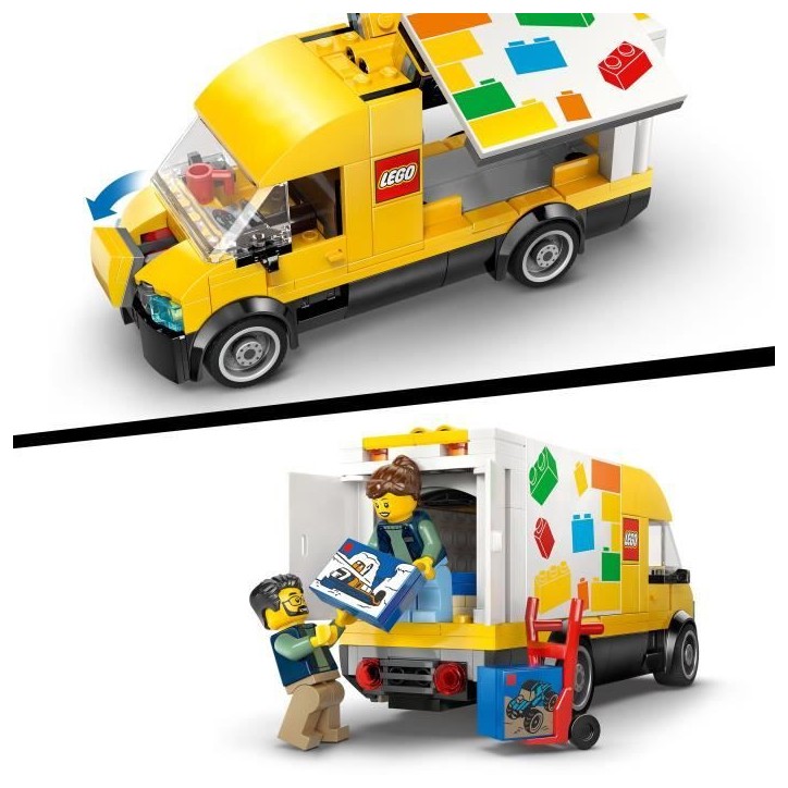 LEGO City 60500 Le Van LEGO - Jeu de Construction pour Garçon ou Fille des 6 ans - Cadeau