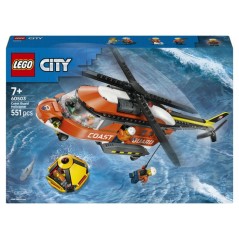 LEGO City 60503 L'Hélicoptere des Garde-Côtes - Jeu de Construction