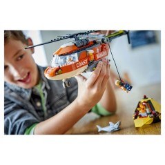 LEGO City 60503 L'Hélicoptere des Garde-Côtes - Jeu de Construction