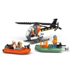 LEGO City 60504 Le Bateau de Sauvetage et l'Hélicoptere des Garde-Cô