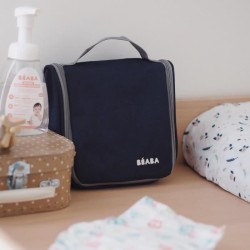 BÉABA - Trousse de Toilette Bébé - 9 Accessoires - Thermometre Bain