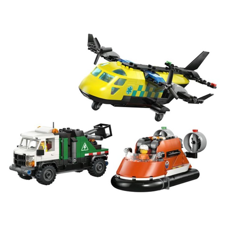 LEGO City 3-en-1 60505 Avion, Camion d'Assistance et Aéroglisseur Modulable - Jouet 7 ans LEGO City 3-en-1 60505 Avion, Camion d'Assistance et Aéroglisseur Modulable - Jouet 7 ans