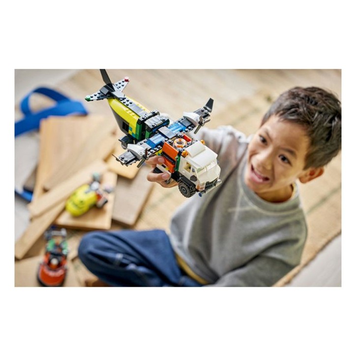 LEGO City 3-en-1 60505 Avion, Camion d'Assistance et Aéroglisseur Modulable - Jouet 7 ans LEGO City 3-en-1 60505 Avion, Camion d'Assistance et Aéroglisseur Modulable - Jouet 7 ans