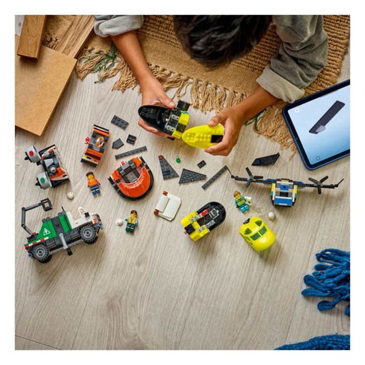 LEGO City 3-en-1 60505 Avion, Camion d'Assistance et Aéroglisseur Modulable - Jouet 7 ans LEGO City 3-en-1 60505 Avion, Camion d'Assistance et Aéroglisseur Modulable - Jouet 7 ans