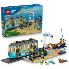LEGO City 60506 Le Tramway de Bord de Mer - Jouet Train pour Garçon o