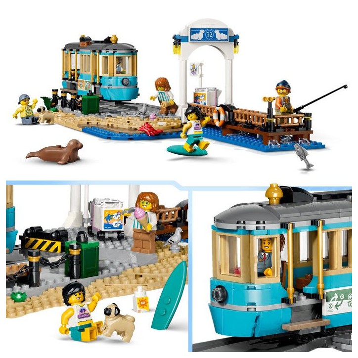 LEGO City 60506 Le Tramway de Bord de Mer - Jouet Train pour Garçon ou Fille des 7 ans LEGO City 60506 Le Tramway de Bord de Mer - Jouet Train pour Garçon ou Fille des 7 ans
