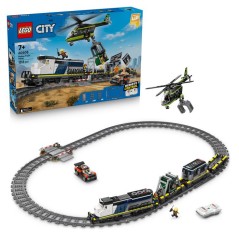 LEGO City 60508 Le Braquage du Train de Police - Jouet de Construction