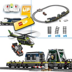 LEGO City 60508 Le Braquage du Train de Police - Jouet de Construction