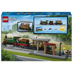 LEGO City 60511 Le Train a Vapeur Rétro - Jouet Garçon ou Fille des