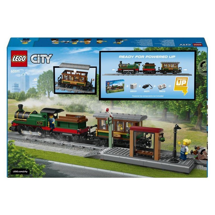 LEGO City 60511 Le Train a Vapeur Rétro - Jouet Garçon ou Fille des 7 ans - Maquette STEM LEGO City 60511 Le Train a Vapeur Rétro - Jouet Garçon ou Fille des 7 ans - Maquette STEM