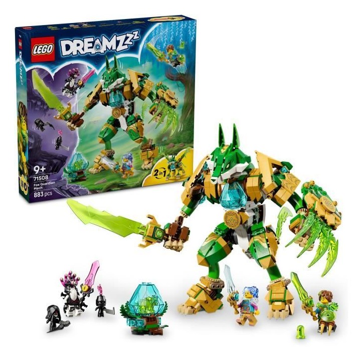 LEGO DREAMZzz 71508 Le Gardien Robot-Renard - Jouet de Construction 2-en-1 des 9 ans LEGO DREAMZzz 71508 Le Gardien Robot-Renard - Jouet de Construction 2-en-1 des 9 ans