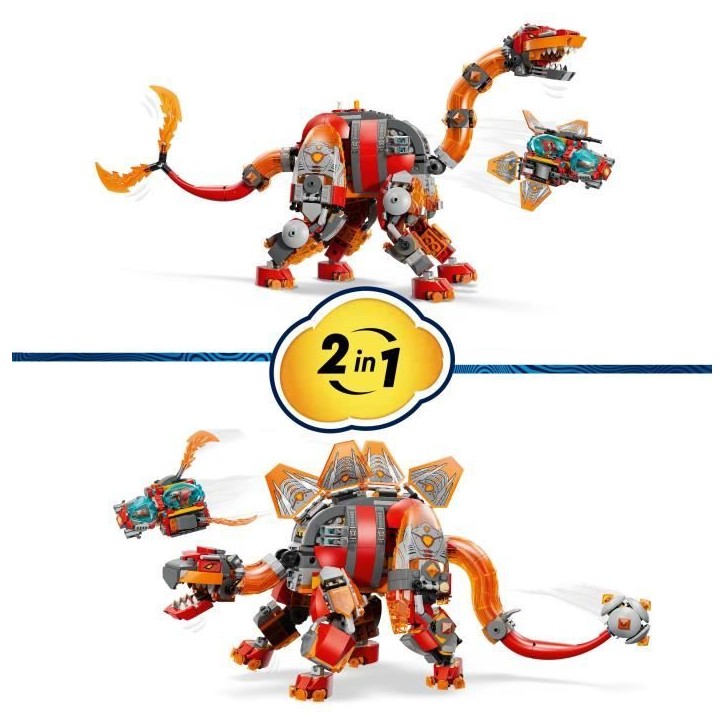 LEGO DREAMZzz 71514 Le Vaisseau-Dino - Jouet de Construction 2-en-1 - Cadeau des 9 ans LEGO DREAMZzz 71514 Le Vaisseau-Dino - Jouet de Construction 2-en-1 - Cadeau des 9 ans