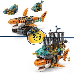 LEGO DREAMZzz 71515 Le Char Requin-Tigre - Jouet 2-en-1 pour Garçon o
