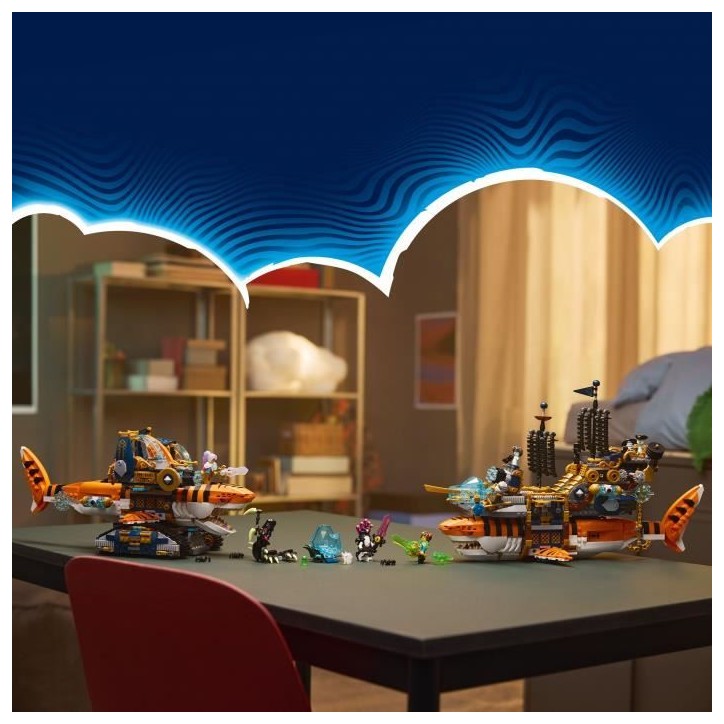 LEGO DREAMZzz 71515 Le Char Requin-Tigre - Jouet 2-en-1 pour Garçon ou Fille des 9 ans LEGO DREAMZzz 71515 Le Char Requin-Tigre - Jouet 2-en-1 pour Garçon ou Fille des 9 ans