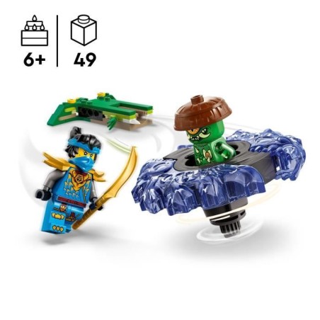 LEGO NINJAGO 71849 Nya contre la Toupie du Monstre Mutant - Jeu de Construction 6 ans