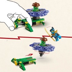 LEGO NINJAGO 71849 Nya contre la Toupie du Monstre Mutant - Jeu de Con