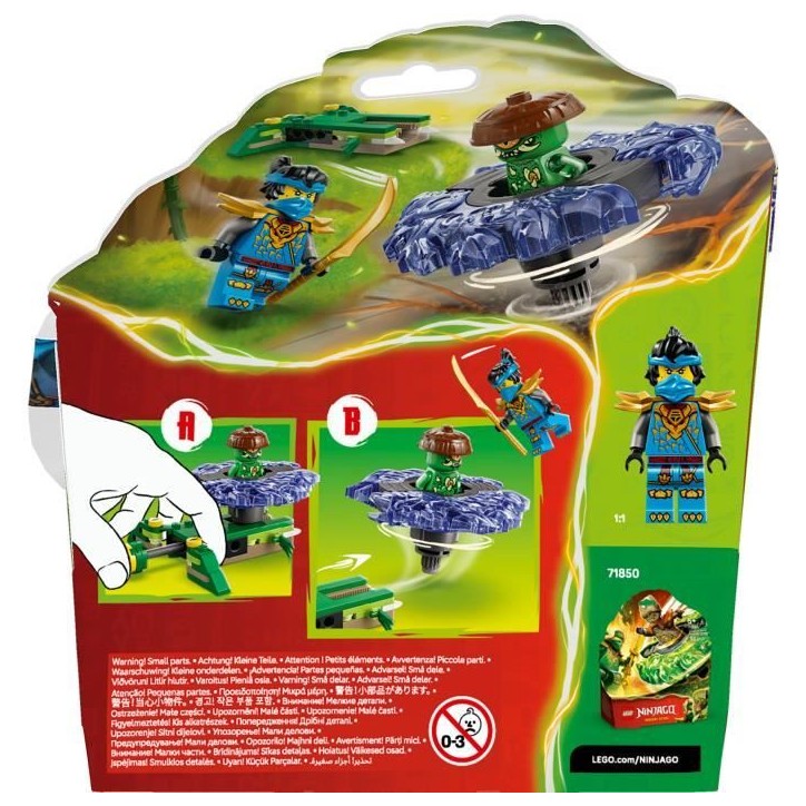 LEGO NINJAGO 71849 Nya contre la Toupie du Monstre Mutant - Jeu de Construction 6 ans LEGO NINJAGO 71849 Nya contre la Toupie du Monstre Mutant - Jeu de Construction 6 ans