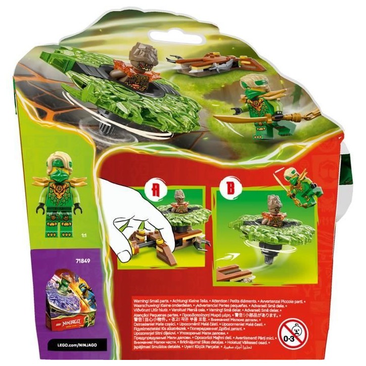 LEGO NINJAGO 71850 Lloyd contre la Toupie du Monstre de la Terre - Jeu de Construction
